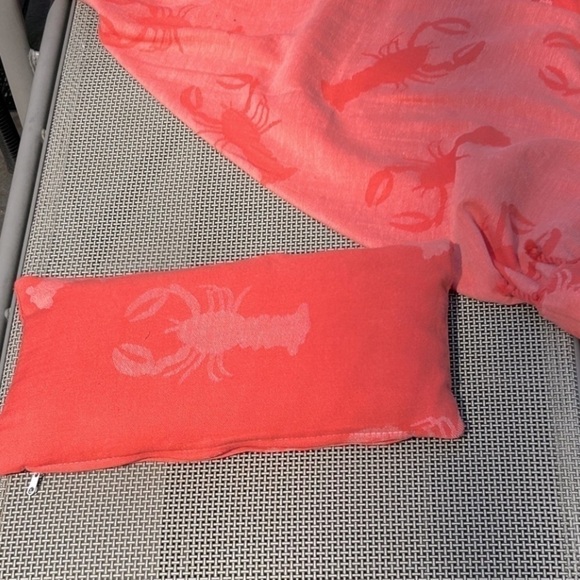 Friends TV Show Phoebe YOU ARE MY LOBSTER Pillow Lobster Embroidery Handmade NEW - Picture 14 of 16